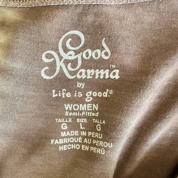 Life is Good Good Karma Tie Dye Short Sleeve Tee - Picture 6 of 7